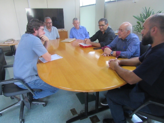 Diretores do Sindicato se reúnem com o novo presidente da Fundacentro, Pedro Tourinho 